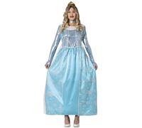 FIESTAS GUIRCA Elsa Snow Queen Frozen Costume Vestido de Mujer