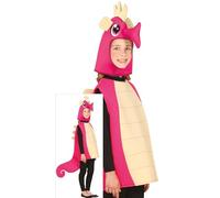 FIESTAS GUIRCA Encantador Disfraz de Caballito de Mar Rosa para niños o niñas - Disfraces de Animales para niños y niñas - Unisex Edad 3-4 años