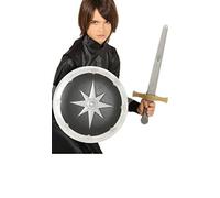 FIESTAS GUIRCA Escudo 35 CMS.Y Espada 50 CMS.Medieval