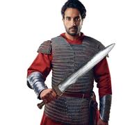 FIESTAS GUIRCA | Espada Medieval de Juguete (75 cm) - Accesorio para Disfraz de Caballero, Guerrero o Vikingo - Ideal para Halloween, Carnaval y Fiestas de Época - Para Niños y Adultos - Marrón