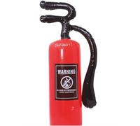 FIESTAS GUIRCA | Extintor Hinchable (50 cm) - Accesorio Divertido para Fiestas de Bomberos y Celebraciones - Ideal para Carnaval, Halloween y Eventos Temáticos - Para Todos los Usuarios - Rojo
