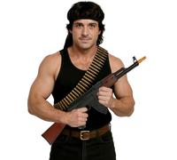 FIESTAS GUIRCA | Fusil Ruso de Juguete (67 cm) - Accesorio para Disfraz de Soldado y Militar - Ideal para Halloween, Carnaval y Fiestas de Disfraces - Para Niños y Adultos - Negro y Marrón