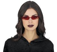 FIESTAS GUIRCA | Gafas Fuego Rojo - Accesorio para Disfraz de Diablo y Demonio - Ideal para Halloween, Carnaval y Fiestas de Disfraces (Unisex) - Rojo