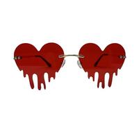 FIESTAS GUIRCA | Gafas Gotas Sangre (Talla Única) - Accesorio de Disfraz para Halloween y Fiestas de Fantasmas - Ideal para Adulto Unisex - Rojo