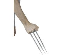 FIESTAS GUIRCA | Garras de Superhéroe (25 cm) - Arma Blanca de Juguete para Disfraz de Ninja, Villano y Héroe en Halloween y Carnaval - Accesorio para Fiestas y Celebraciones - Gris