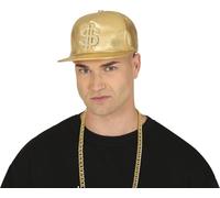 FIESTAS GUIRCA | Gorra Dollar Oro (Adulto Unisex) - Accesorio de Disfraz para Fiestas de los Años '90 y Celebraciones Temáticas - Ideal para Carnaval y Halloween - Oro