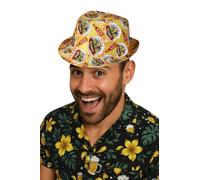 FIESTAS GUIRCA | Gorro Beerking Adulto Unisex - Sombrero de Ganster para Despedidas de Soltero, Fiestas de Disfraces y Celebraciones - Accesorio Divertido para Eventos y Carnaval - Multicolor