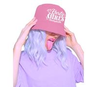 FIESTAS GUIRCA | Gorro Party Girls Rosa (Talla Única) - Gorro para Fiestas y Celebraciones de Mujeres Adultas - Accesorio Ideal para Eventos de Party Girl y Despedidas de Soltera - Rosa