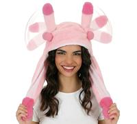 FIESTAS GUIRCA | Gorro Pene con Movimiento (Talla Única) - Divertido Sombrero para Despedidas de Soltero y Carnaval - Accesorio de Fiesta para Adultos Unisex - Rosa y Rojo