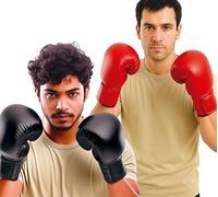 FIESTAS GUIRCA | Guantes de Boxeo (Talla Única) - Accesorio de Disfraz para Adultos - Ideal para Halloween, Fiestas temáticas - Negro