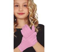 FIESTAS GUIRCA | Guantes Rosas Infantiles (17 cm) - Accesorio de Disfraz para Diablos y Demonios - Ideal para Halloween, Carnaval y Fiestas de Disfraces - Unisex para Niños - Rosa