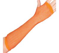 FIESTAS GUIRCA GUI18501 - Guante de Malla de neón Naranja