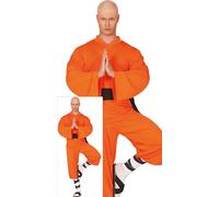 FIESTAS GUIRCA- Guirca Disfraz Adulto Monje Asiático T/52-54, Multicolor (1)