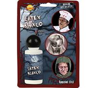 FIESTAS GUIRCA | Látex Blanco (28 ml) - Maquillaje para Halloween, Carnaval y Fiestas Temáticas - Accesorio de Disfraz para Efectos Especiales, Sangre y Látex - Ideal para Niños y Adultos - Blanco