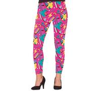 FIESTAS GUIRCA Leggings Años 80 Fucsia
