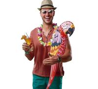 FIESTAS GUIRCA | Loro Hinchable (105 cm) - Accesorio de Decoración para Fiestas de Verano y Graduación - Ideal para Temáticas de Hawai y Animales - Perfecto para Todos los Usuarios - Multicolor
