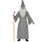 FIESTAS GUIRCA MAGO GRIS disfraz de halloween hombre talla adulto L