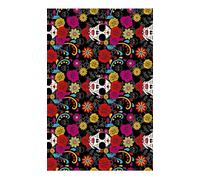 FIESTAS GUIRCA | Mantel Catrina Multicolor (137x274 cm) - Decoración de Mesa para Fiestas de Halloween y Festividades Mexicanas - Ideal para Celebraciones de Miedo - Multicolor