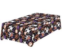 FIESTAS GUIRCA | Mantel de Monstruitos Multicolor (137x274 cm) - Decoración de Mesa para Fiestas de Halloween Terroríficas - Ideal para Celebraciones de Monstruitos - Multicolor