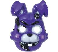 FIESTAS GUIRCA | Máscara Conejo Asesino Infantil - Máscara de Plástico PVC para Halloween, Carnaval y Fiestas de Disfraces - Ideal para Niños y Niñas - Animales y Terror - Morado