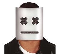 FIESTAS GUIRCA Maschera Blanca con Cruces PVC, Color Variado (423119)