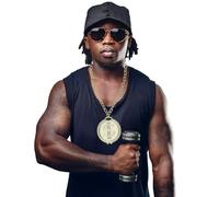 FIESTAS GUIRCA | Medallón Dollar Oro (13 cm) - Accesorio de Joyería para Disfraz de Rapero, Hip Hop y Estilo Urbano - Ideal para Fiestas de Disfraces y Carnaval - Adulto Unisex - Oro