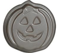 FIESTAS GUIRCA | Molde Metálico para Pasteles Calabaza (14 cm) - Decoración de Mesa para Halloween y Fiestas de Fantasmas - Ideal para Celebraciones y Eventos - Gris