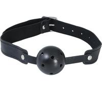 FIESTAS GUIRCA | Mordaza Bola Erótica para Adultos - Accesorio de Disfraz para Fiestas y Celebraciones - Ideal para Halloween y Carnaval - (Unisex) - Negro