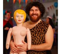 FIESTAS GUIRCA | Muñeca Hinchable (155 cm) - Accesorio Divertido para Despedidas de Soltero y Fiestas de Verano - Ideal para Celebraciones de Graduación y Eventos - Para Adultos Unisex - Natural