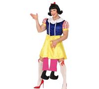 FIESTAS GUIRCA Disfraz de Princesa Traviesa de las Nieves para Hombre - Disfraz Divertido de Princesa y Enano para Hombre - Disfraz de Despedida de Soltero Hombre Talla L