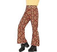 FIESTAS GUIRCA | Pantalón Años 70 (52-54/L) - Accesorio Ideal para Fiestas Temáticas de los 70s, Carnaval y Halloween - Accesorio de Disfraz Retro y Vintage para Adultos - Hombre Adulto - Multicolor