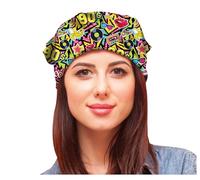 FIESTAS GUIRCA - Pañuelo Bandana Graffitis Flashy AÑOS 90 Adulto