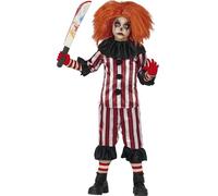 FIESTAS GUIRCA PAYASITO disfraz de halloween infantil edad 7-9 años