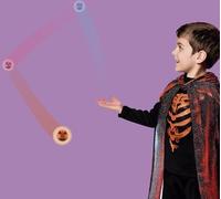 FIESTAS GUIRCA | Pelotas Saltarinas con Luz Calabazas (5.5 cm) - Juguete para Truco o Trato y Fiestas de Halloween - Accesorio Divertido para Niños y Adultos - Ideal para Celebraciones - Naranja