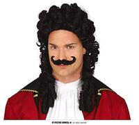FIESTAS GUIRCA Peluca Capitan Pirata con Bigote EN Caja