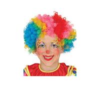 Fiestas Guirca – Peluca de Payaso Multicolor Infantil – Talla Única para Niños y Adultos