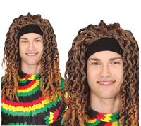 FIESTAS GUIRCA Peluca de Rastas con Cinta