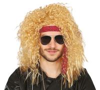 FIESTAS GUIRCA Peluca Melena ROCKERO Rubia EN Caja