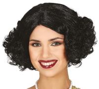 FIESTAS GUIRCA Peluca Negra Años 20 Mujer