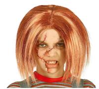 FIESTAS GUIRCA Peluca Pelirroja de Muñeco Diabólico Infantil