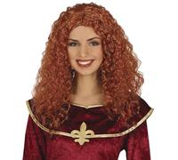 FIESTAS GUIRCA Peluca Pelirroja Rizada