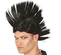 FIESTAS GUIRCA Peluca PUNKI Negra EN Caja