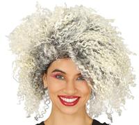 Fiestas GUIRCA Peluca RIZOS MECHAS Rubia EN Caja