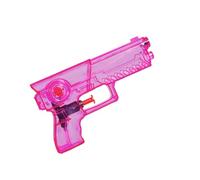 FIESTAS GUIRCA | Pistola de Agua Transparente (17 cm) - Juguete para Fiestas de Verano y Graduación - Ideal para Cumpleaños y Despedidas de Soltero - Accesorio para Niños y Adultos - Multicolor