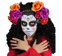 FIESTAS GUIRCA | Plantilla Maquillaje Infantil Morado (14x20 cm) - Set de Maquillaje para Fiestas de Animales, Halloween, Carnaval y Celebraciones - Ideal para Niños - Morado