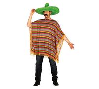 Fiestas Guirca Poncho de Disfraz Diseño Mexicano para Adultos Unisex (FG1056)