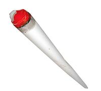 FIESTAS GUIRCA | Porro Falso de Disfraz (23 cm) - Accesorio Divertido para Fiestas Rastafari, Carnaval, Marihuana, Despedidas y Disfraces - Adulto Infantil - Blanco