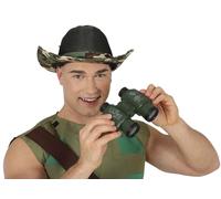 FIESTAS GUIRCA | Prismáticos de Juguete Verde (14x13 cm) - Accesorio para Disfraz de Policía o Militar - Ideal para Fiestas de Disfraces, Carnaval y Halloween - Para Niños y Adultos - Verde