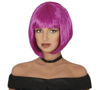 Fiestas GUIRCA Purple Bob Wig 100 GR. - Bag