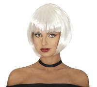 Fiestas Guirca, S.L.- 60145 Fiestas GUIRCA White Bob Wig 100 GR. - Bag, Multicolor (4444)